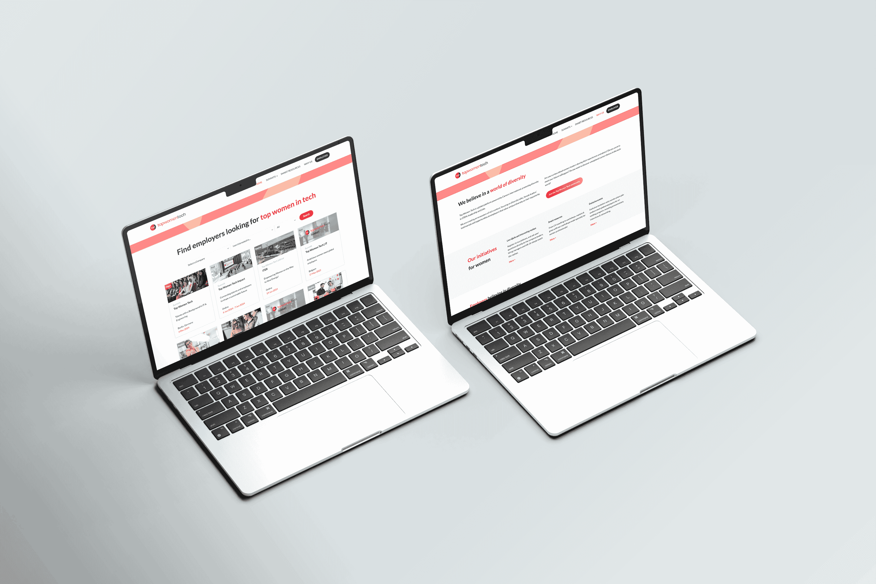 The old website of Careers international